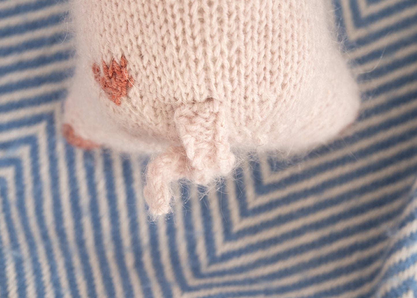 Piggy piglet - hand knitted pig