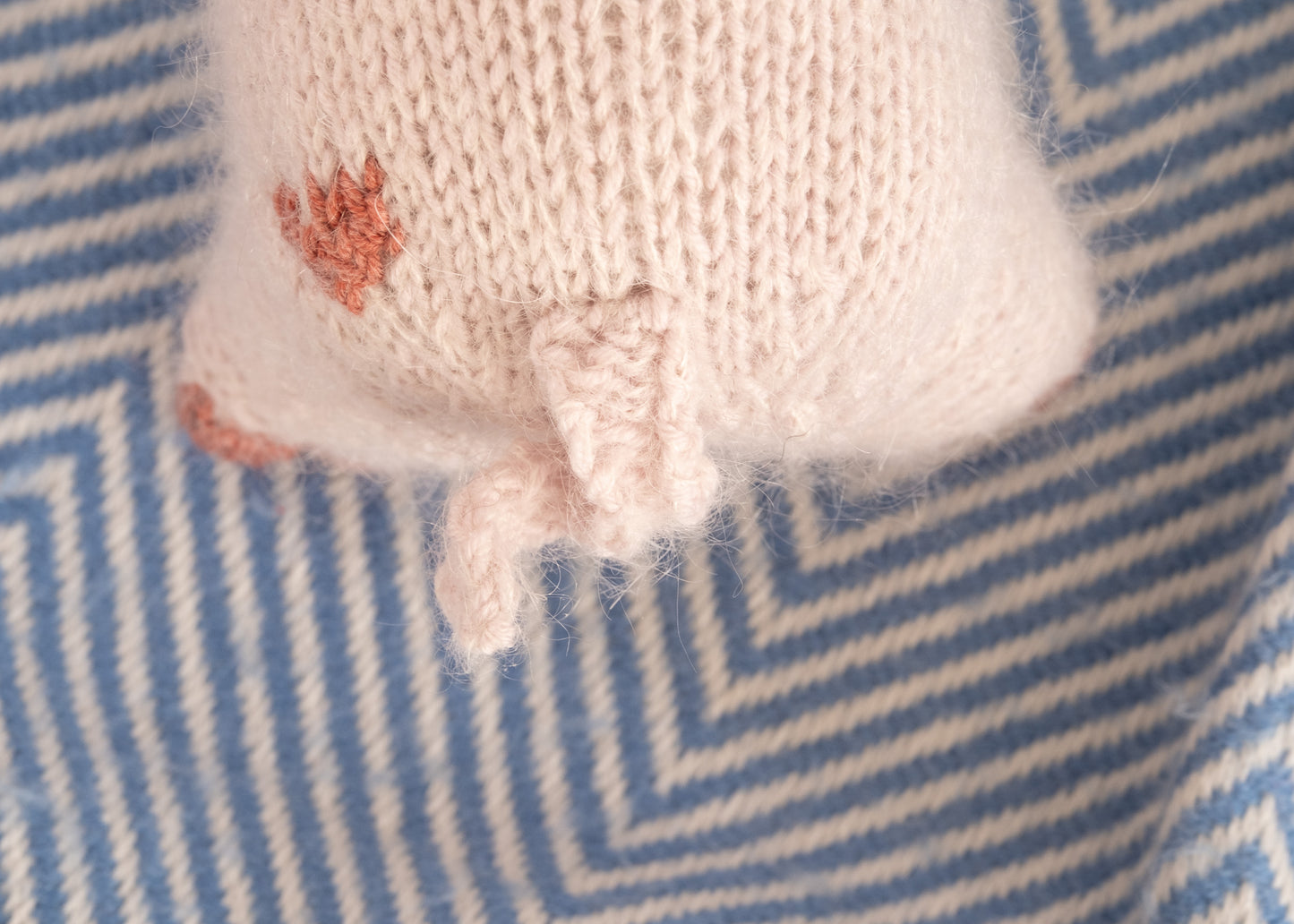 Piggy piglet - hand knitted pig