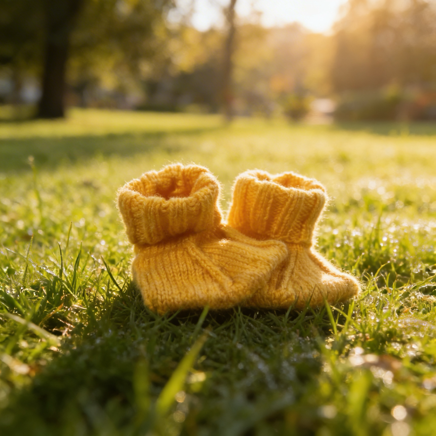 Hand-Knitted Duck Feet Booties - Adorable Baby Boots for Little Ducklings