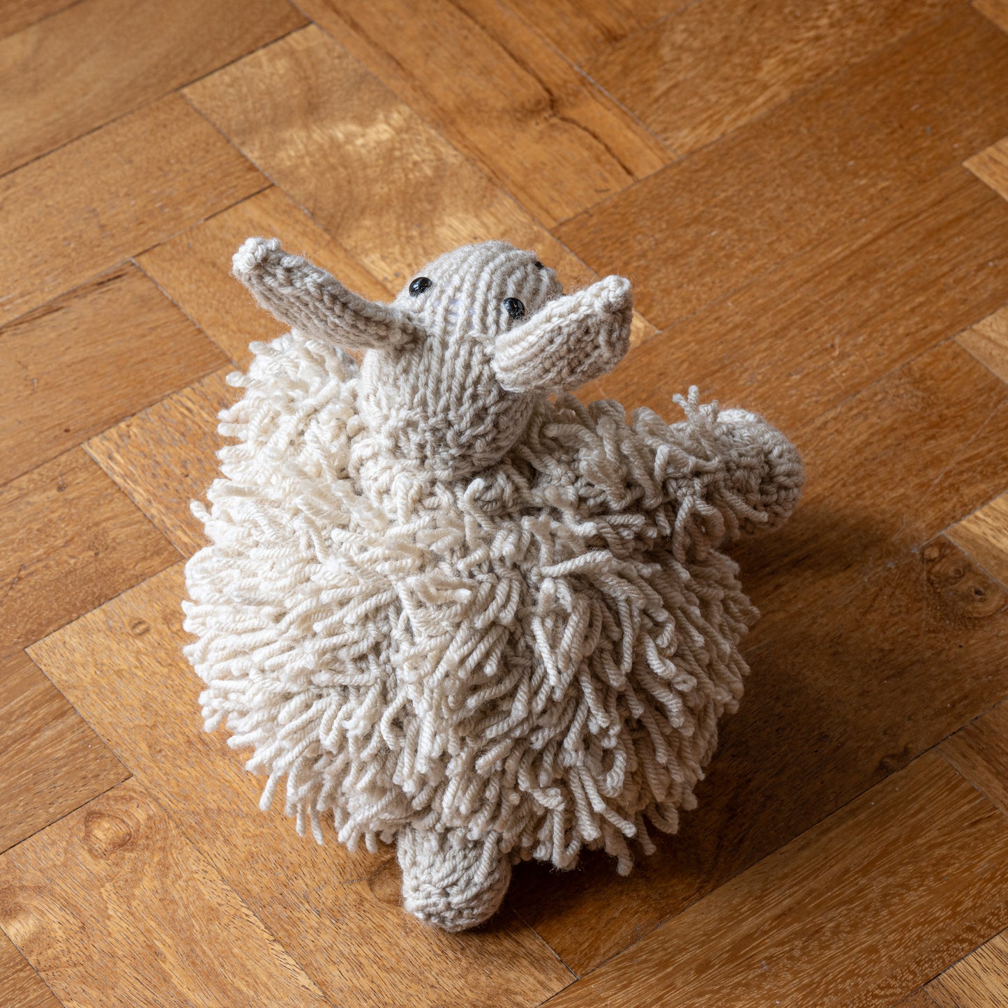 Woolly Rabbit - Hand knitted bunny perfect new born baby gift
