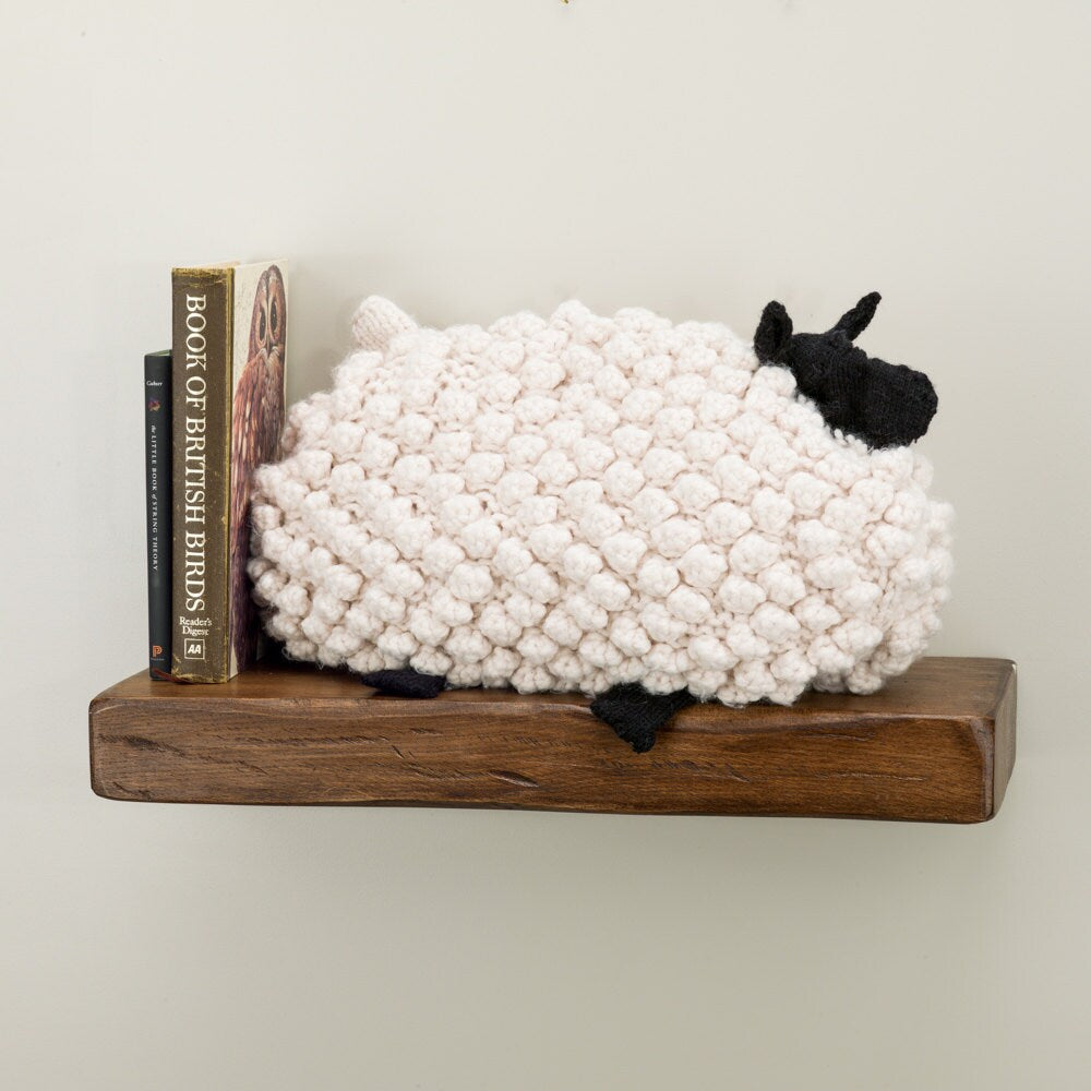 crochet pattern for Sheep reversible pillow