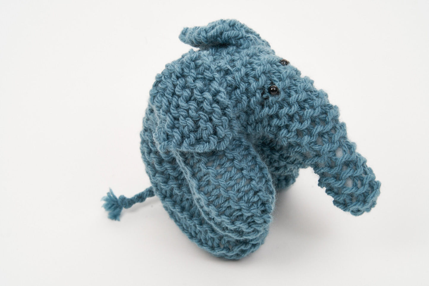 Winifred the hand knitted super chunky elephant who never forgets...