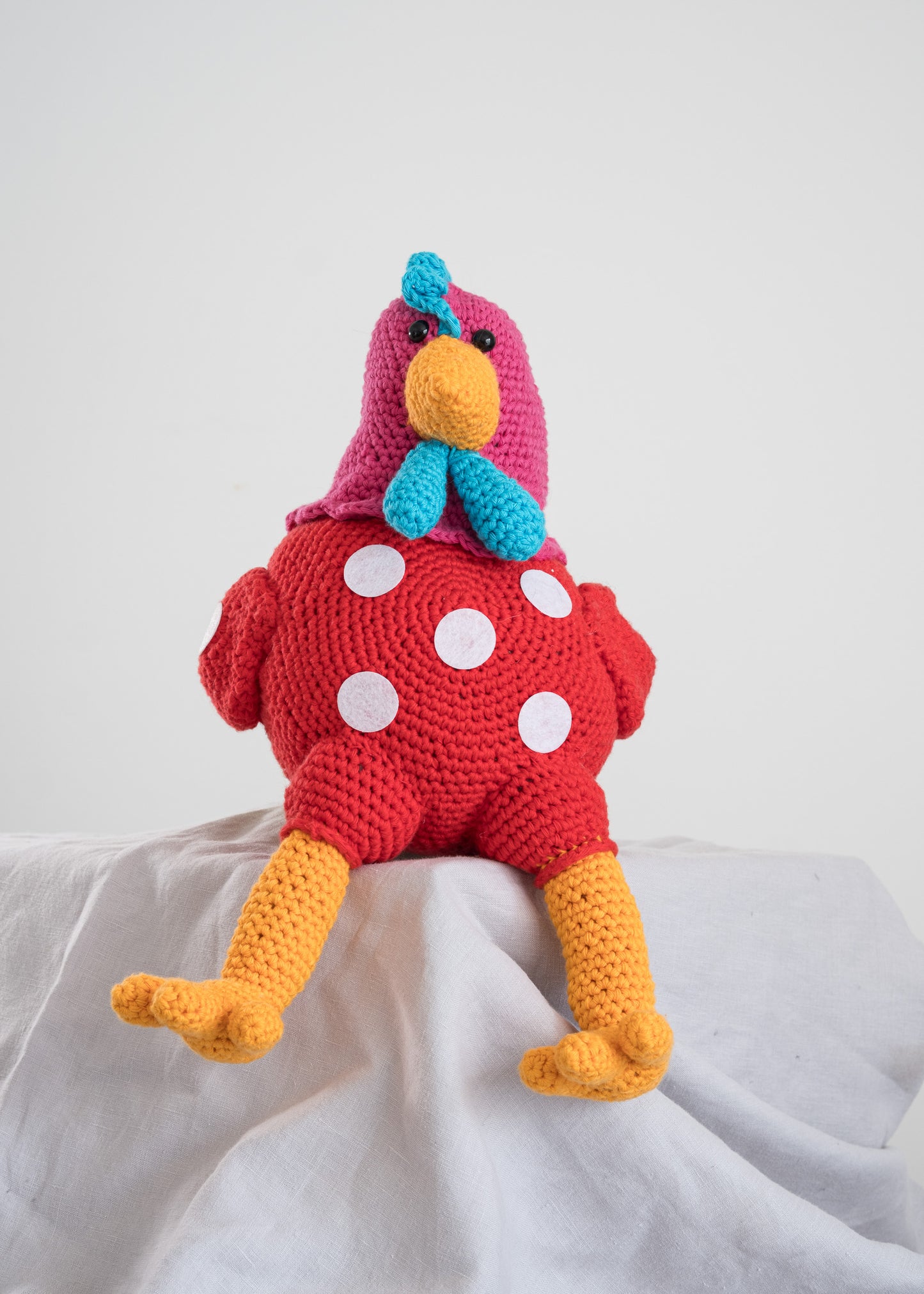 Spring chicken cotton crochet decorations