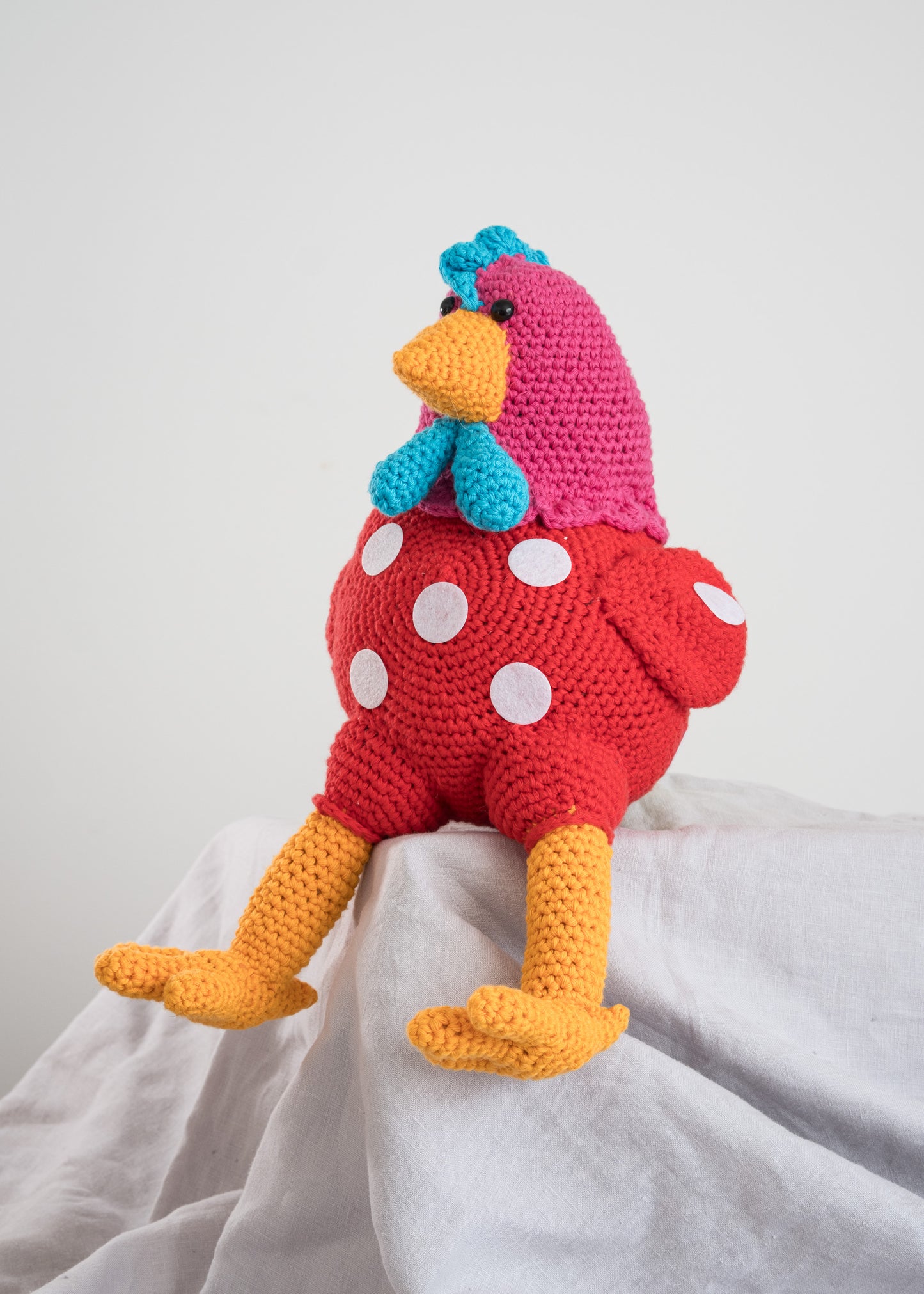 Spring chicken cotton crochet decorations