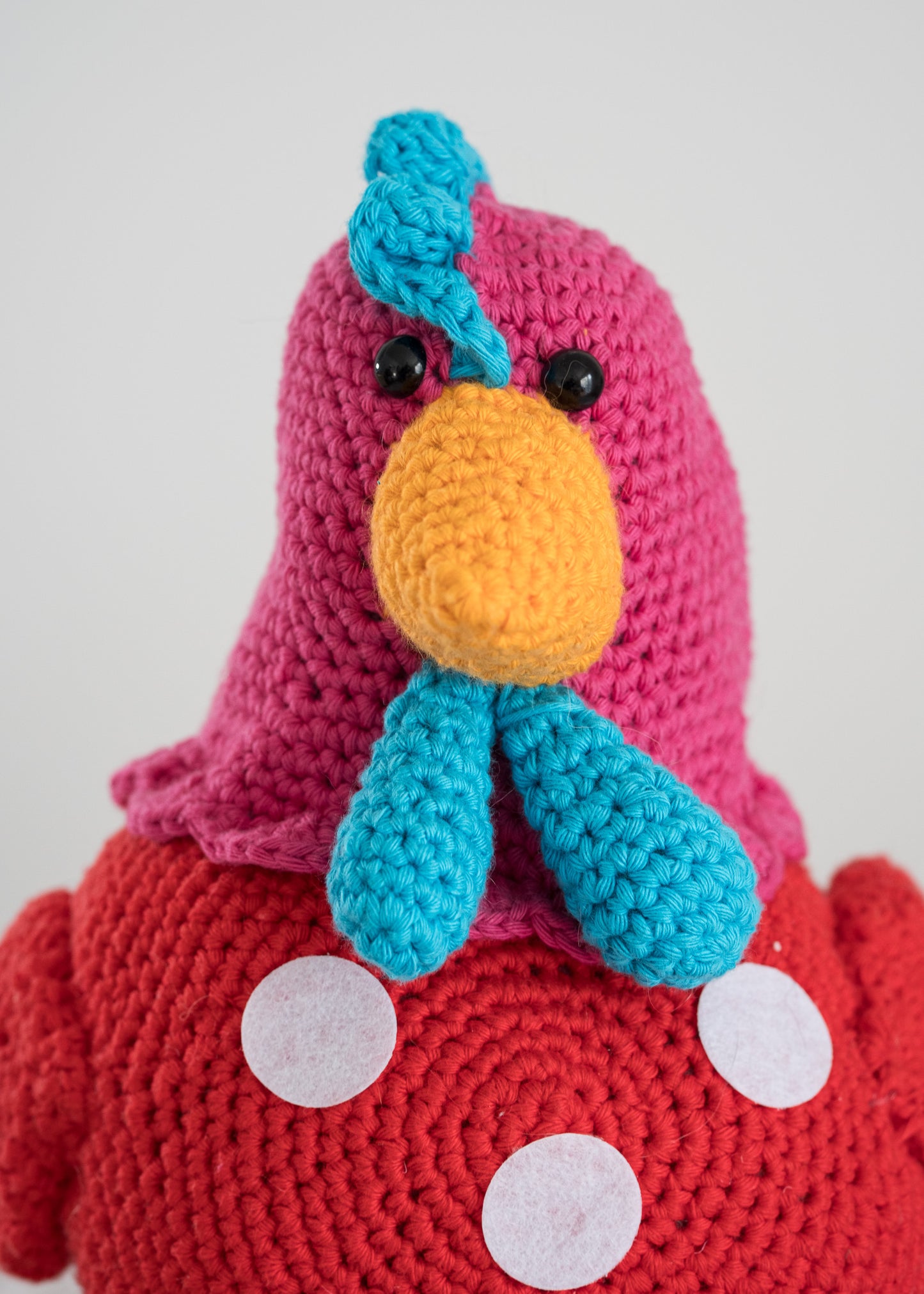 Spring chicken cotton crochet decorations