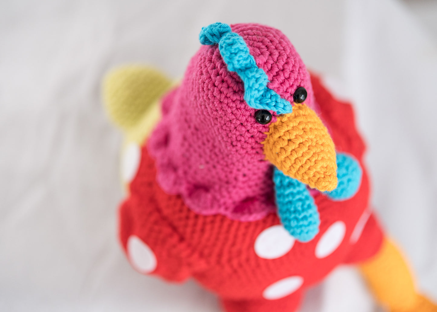 Spring chicken cotton crochet decorations