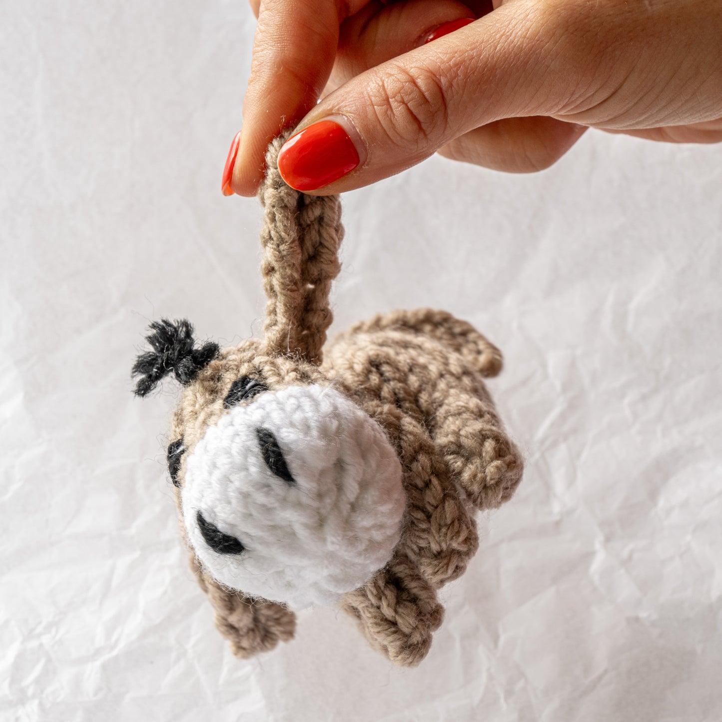 Dinkey Donkey - hand knitted by Ruperts House