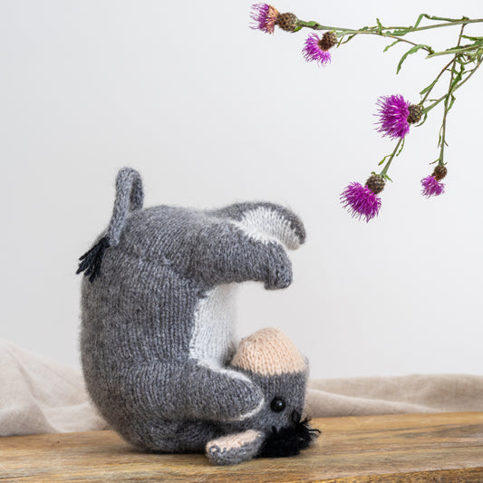 Hand knitted Eeyore by Ruperts House