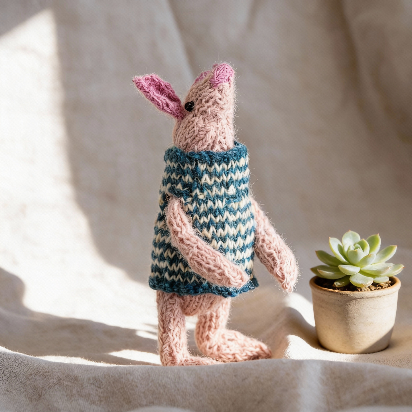 Christmas Piglet - He's very small but he's helping