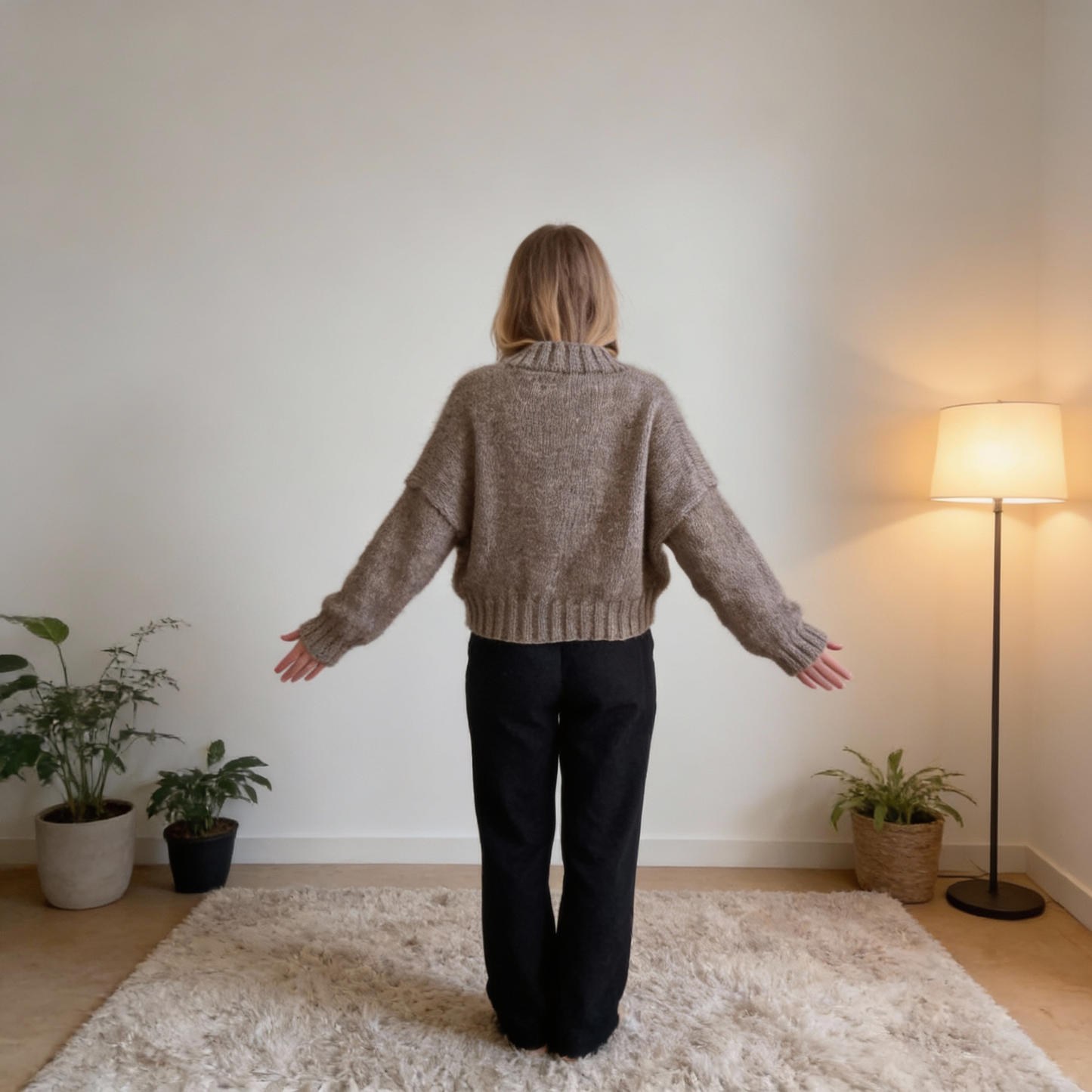 Hand Knitted Manchelopi Cardigan