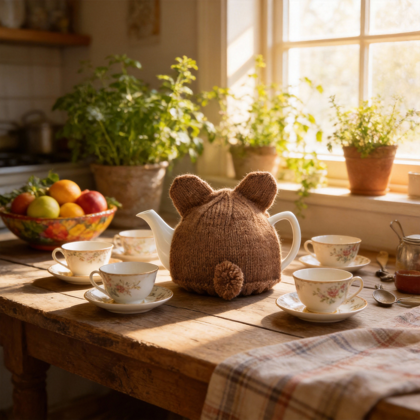 The Bear Tea Cosy - Barney's Always Ready For Tea