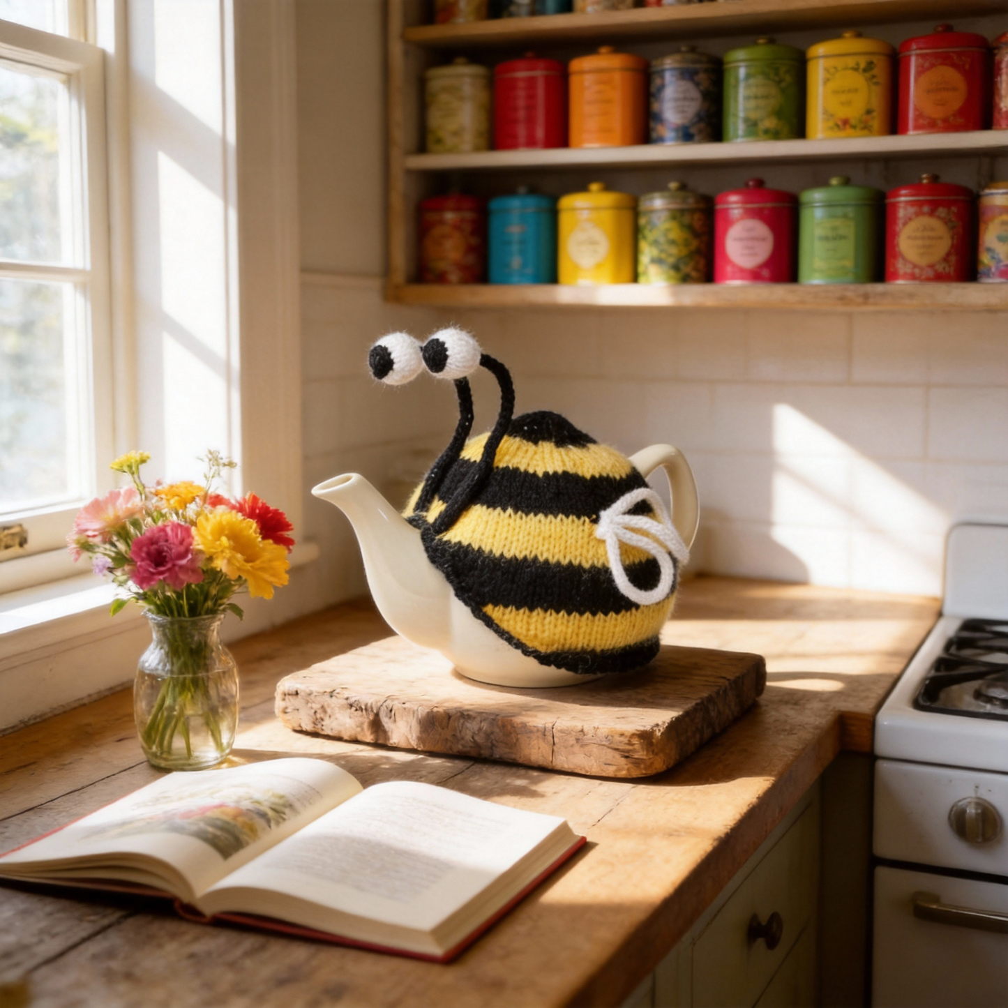 The Bumble Bee - Basil Bee is Busy Keeping Things Warm