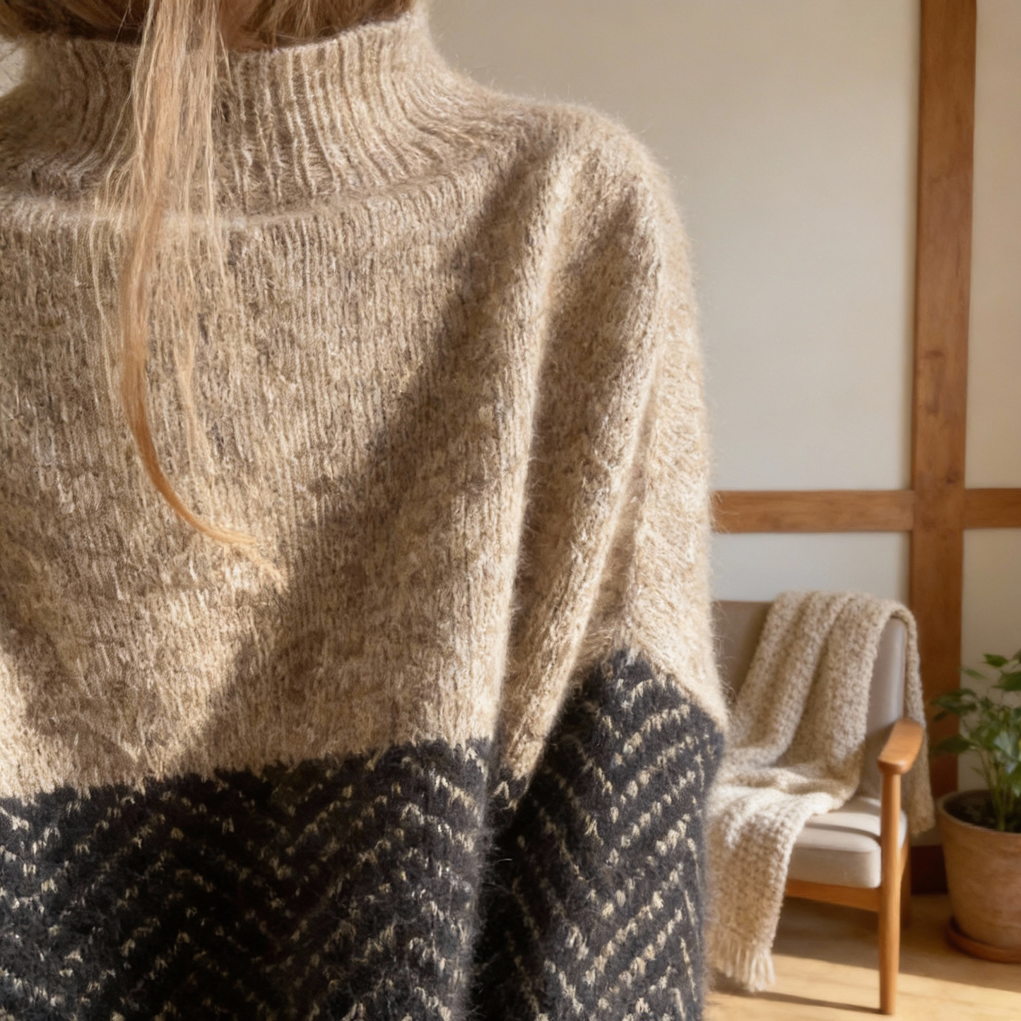 Herringbone sweater