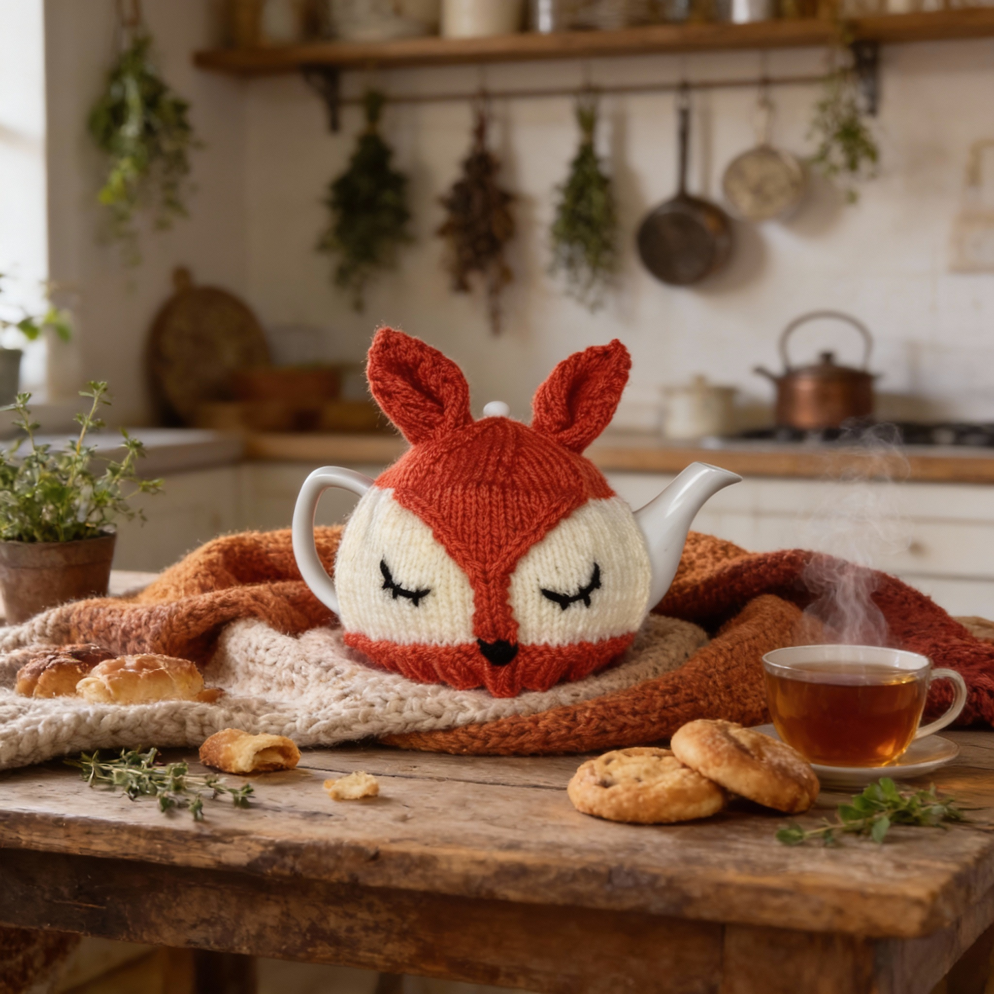 Felix The Fox Tea Cosie - Tea With A Plan