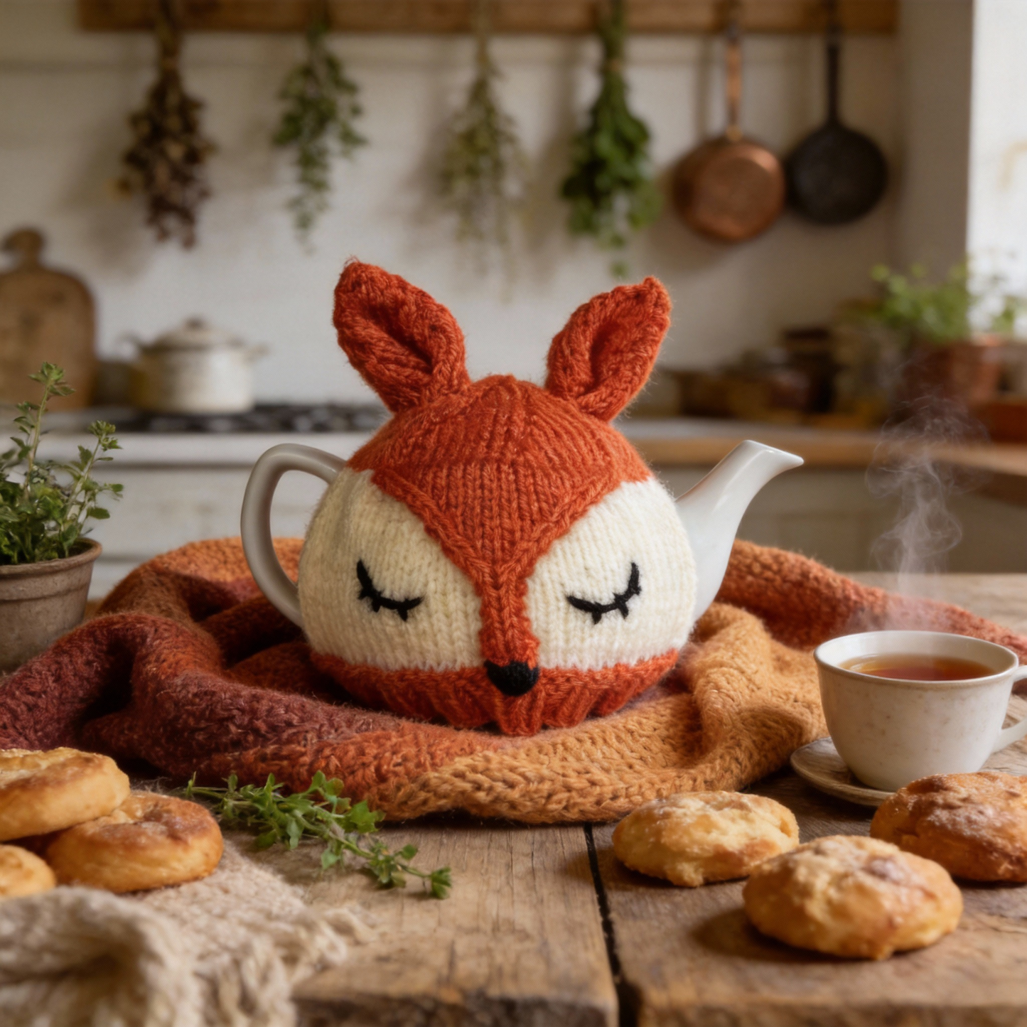 Felix The Fox Tea Cosie - Tea With A Plan