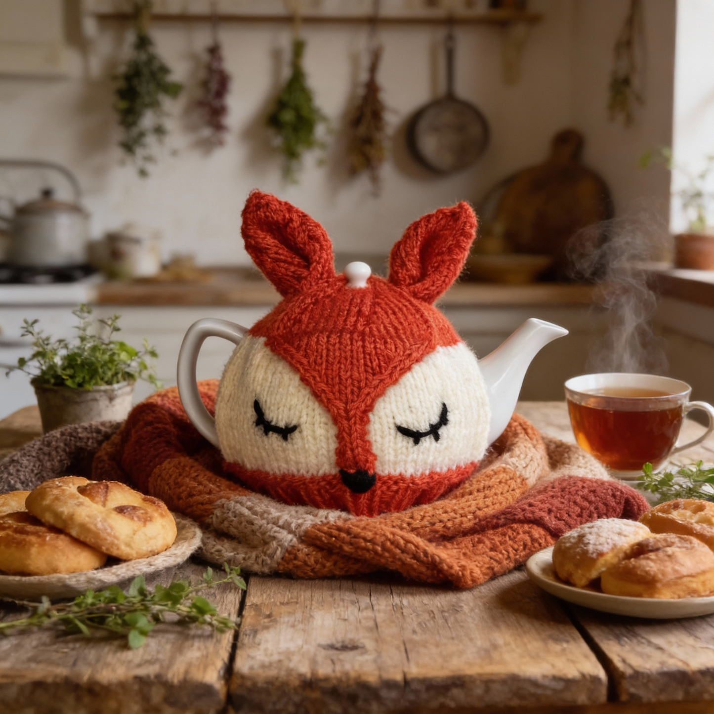 Felix The Fox Tea Cosie - Tea With A Plan