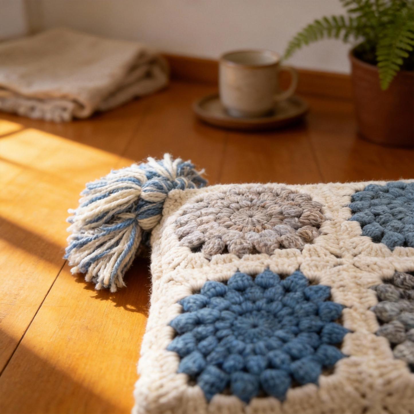 Crochet Mandala Square Blanket