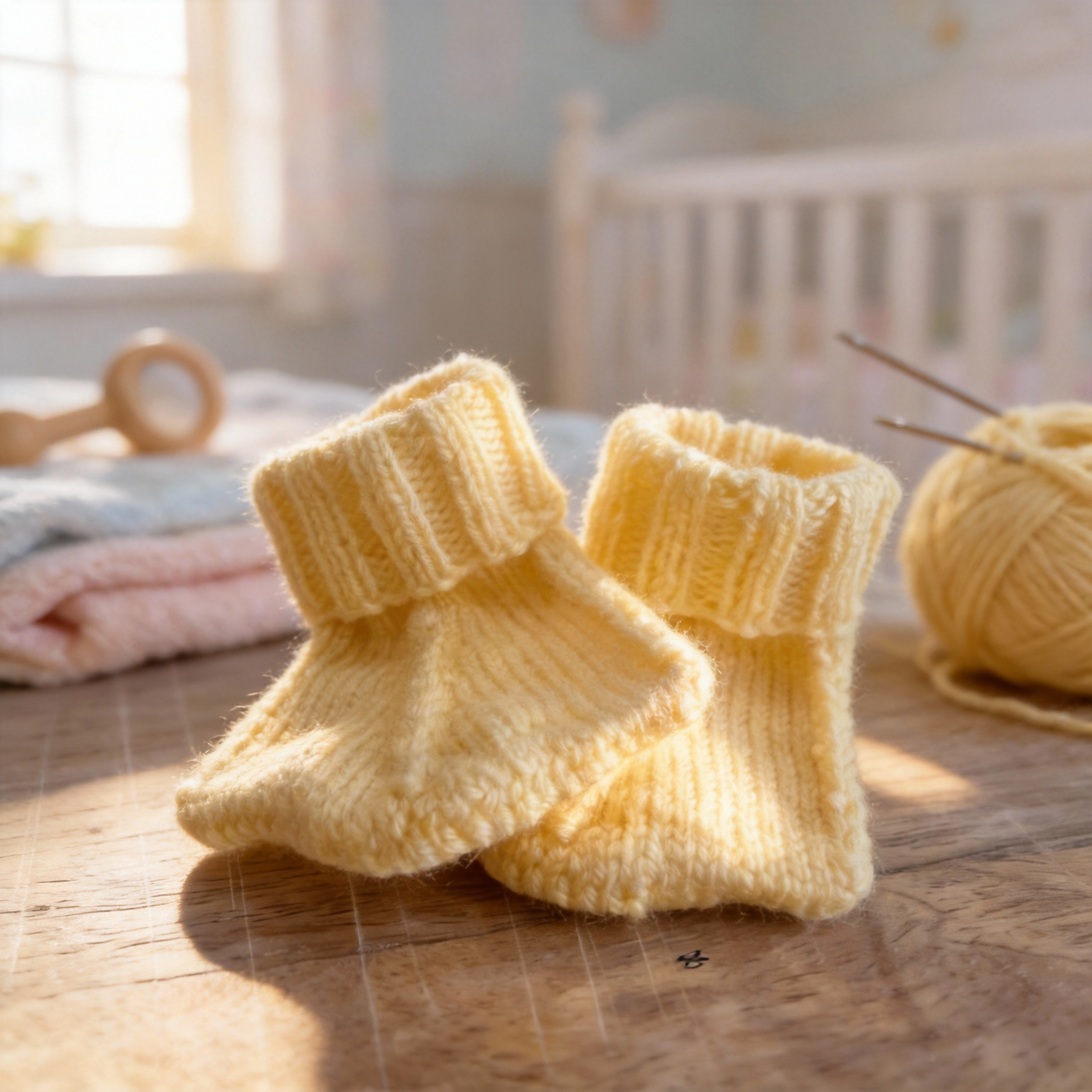 Hand-Knitted Duck Feet Booties - Adorable Baby Boots for Little Ducklings
