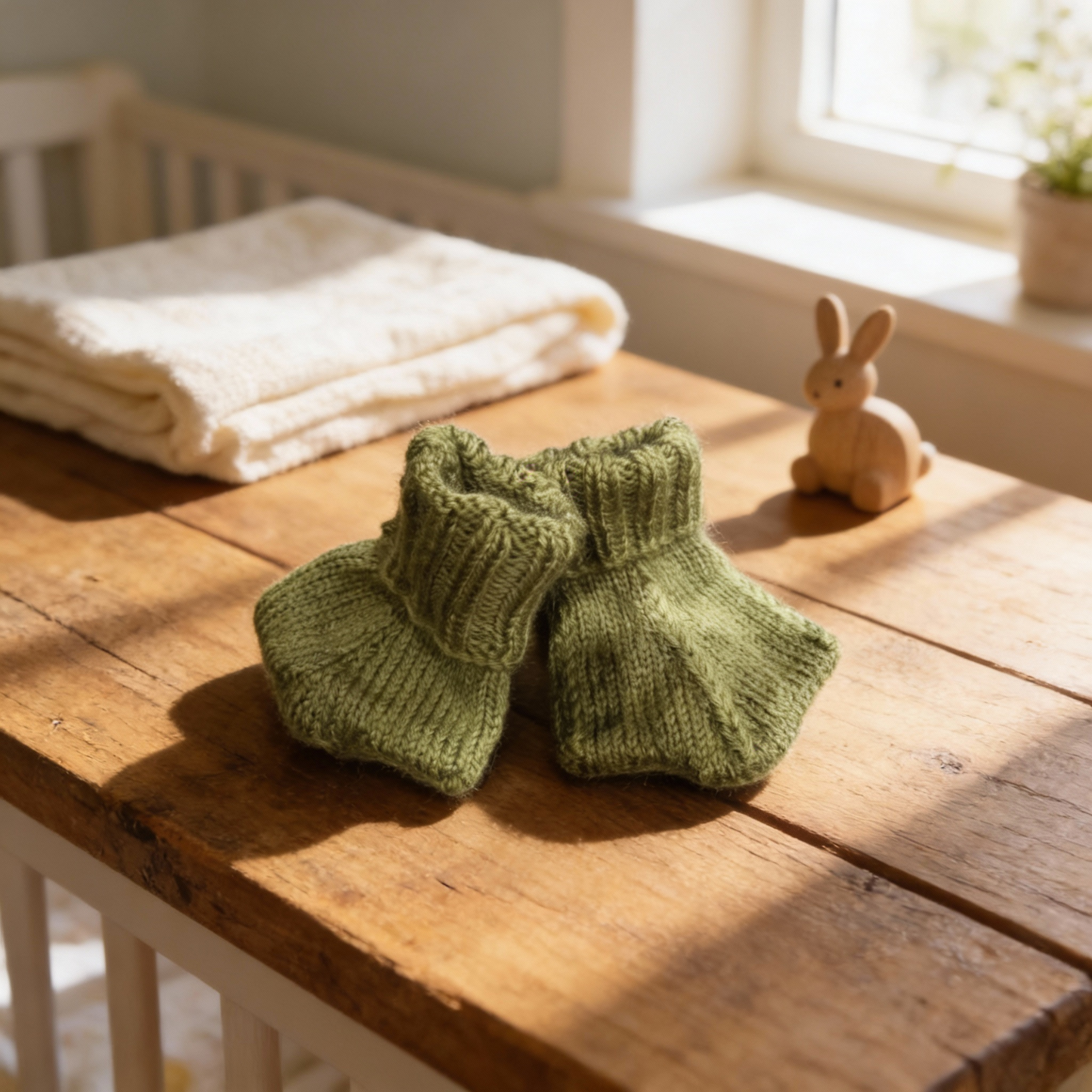 Hand-Knitted Duck Feet Booties - Adorable Baby Boots for Little Ducklings