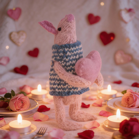 Piglet - Being Brave on Valentines Day