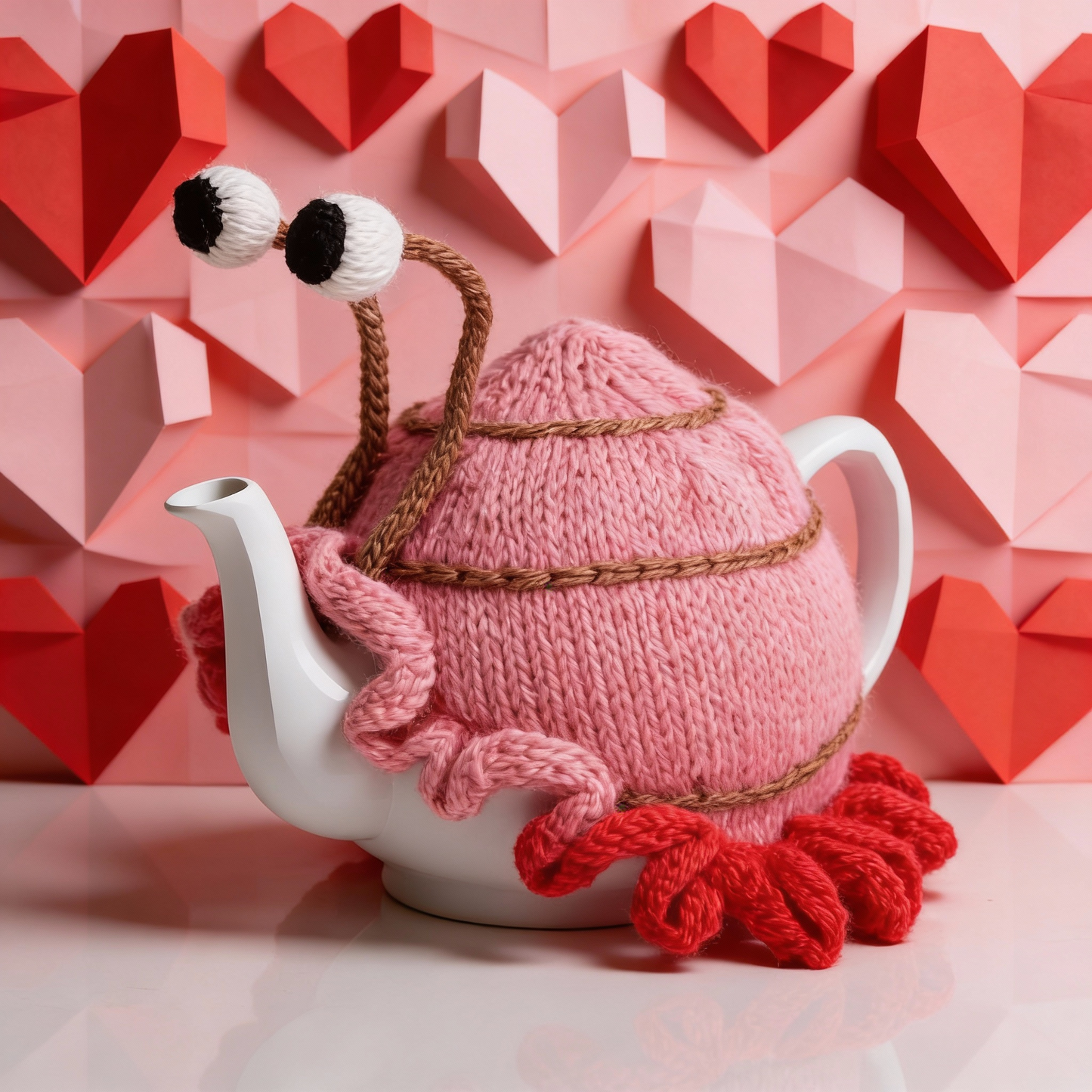 Sebrena the Valentines Snail – Tea Cosie