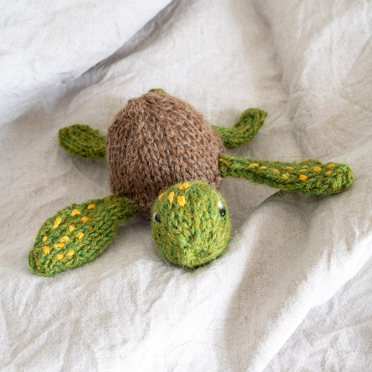 Tiny Turtle Hand knitted character