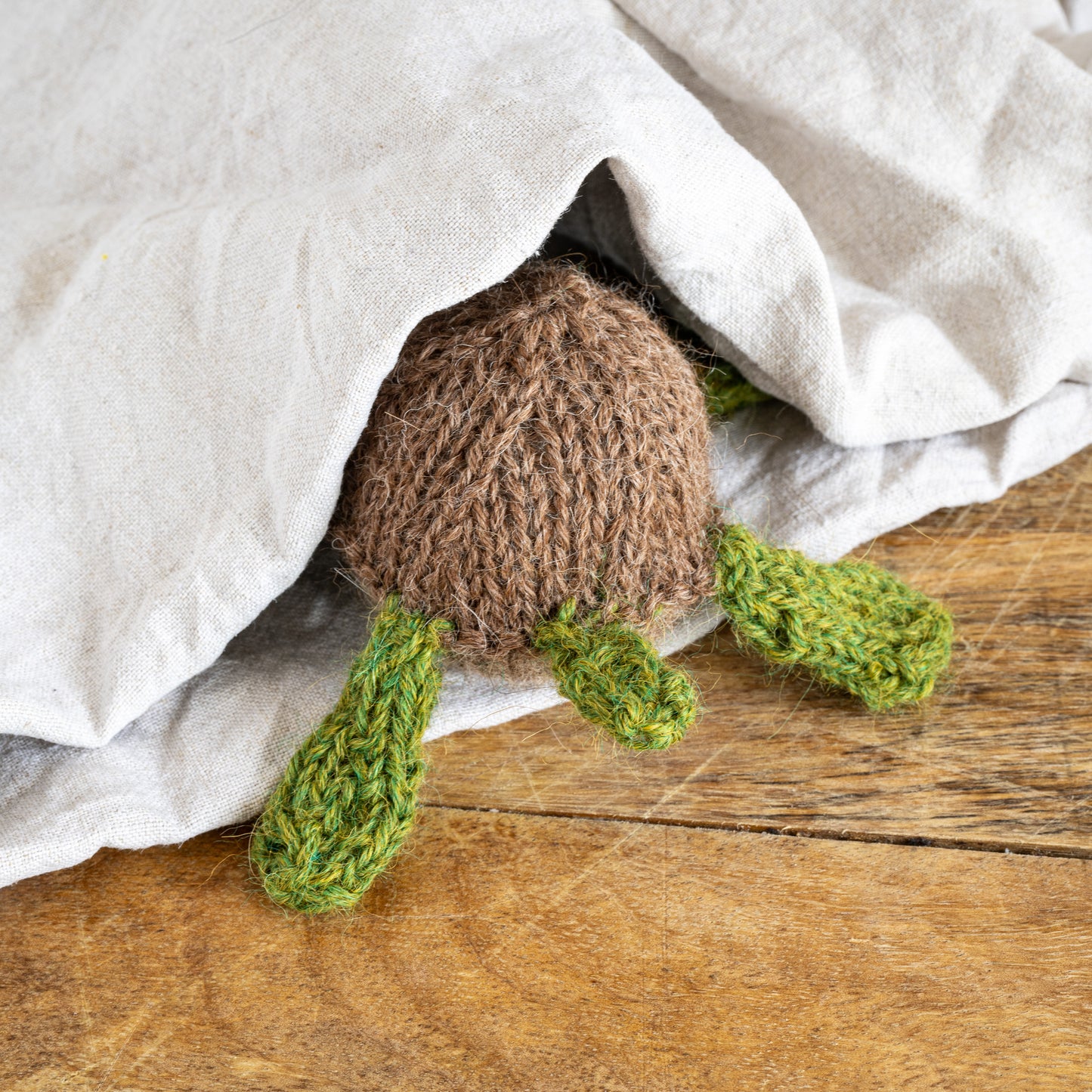 Tiny Turtle Hand knitted character