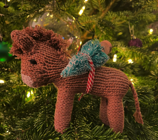 Little Donkey Christmas decoration by Ruperts House