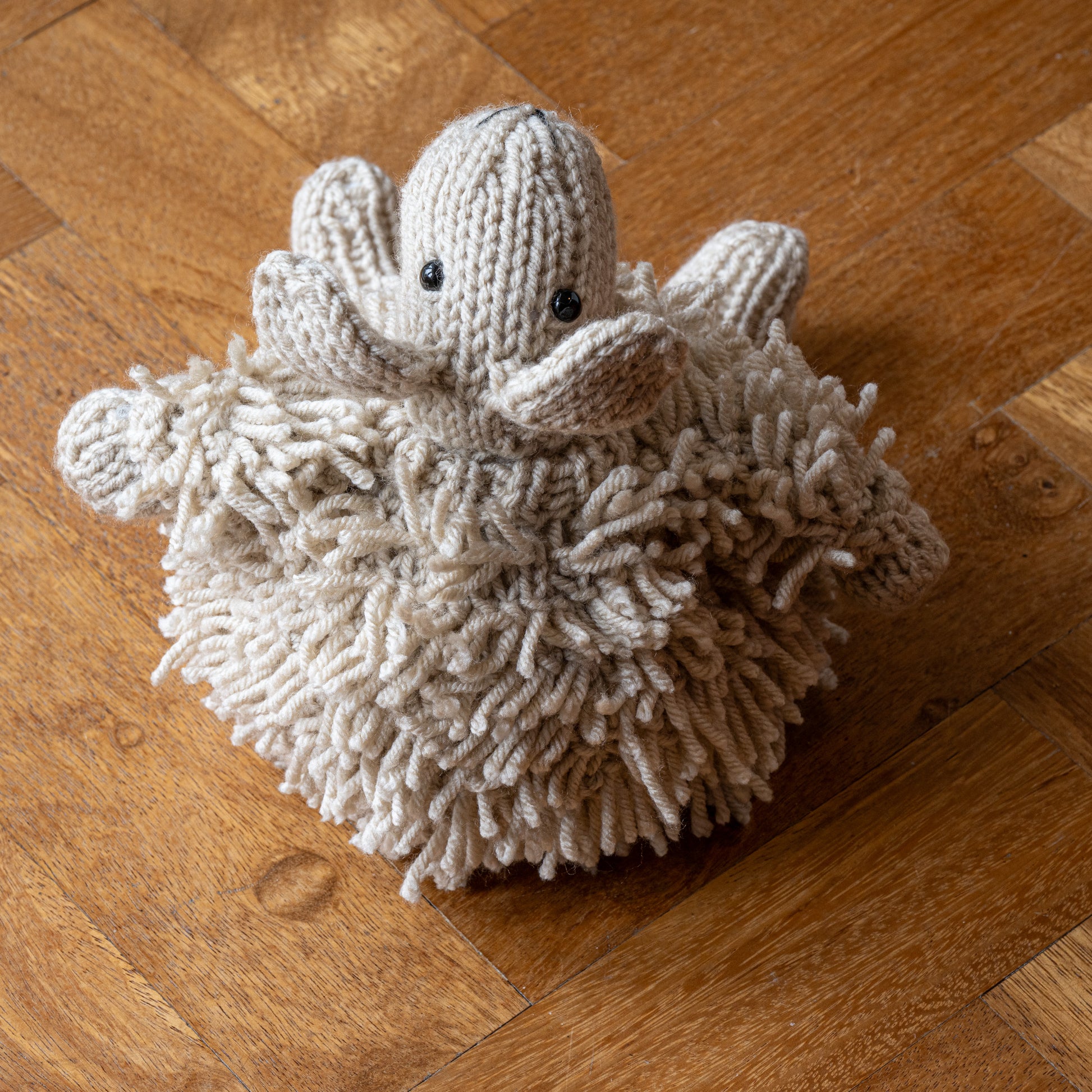 Woolly Lamb hand knitted gift for new borns and baby showers