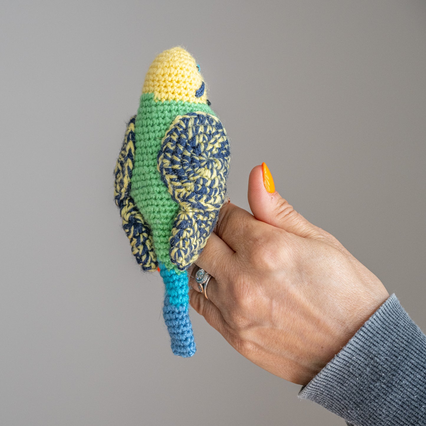 Ruperts House crochet budgie Green