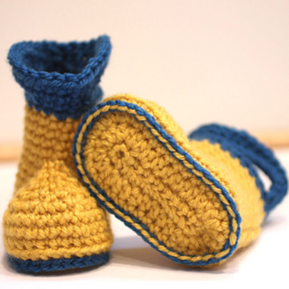 Crochet welly boot pattern