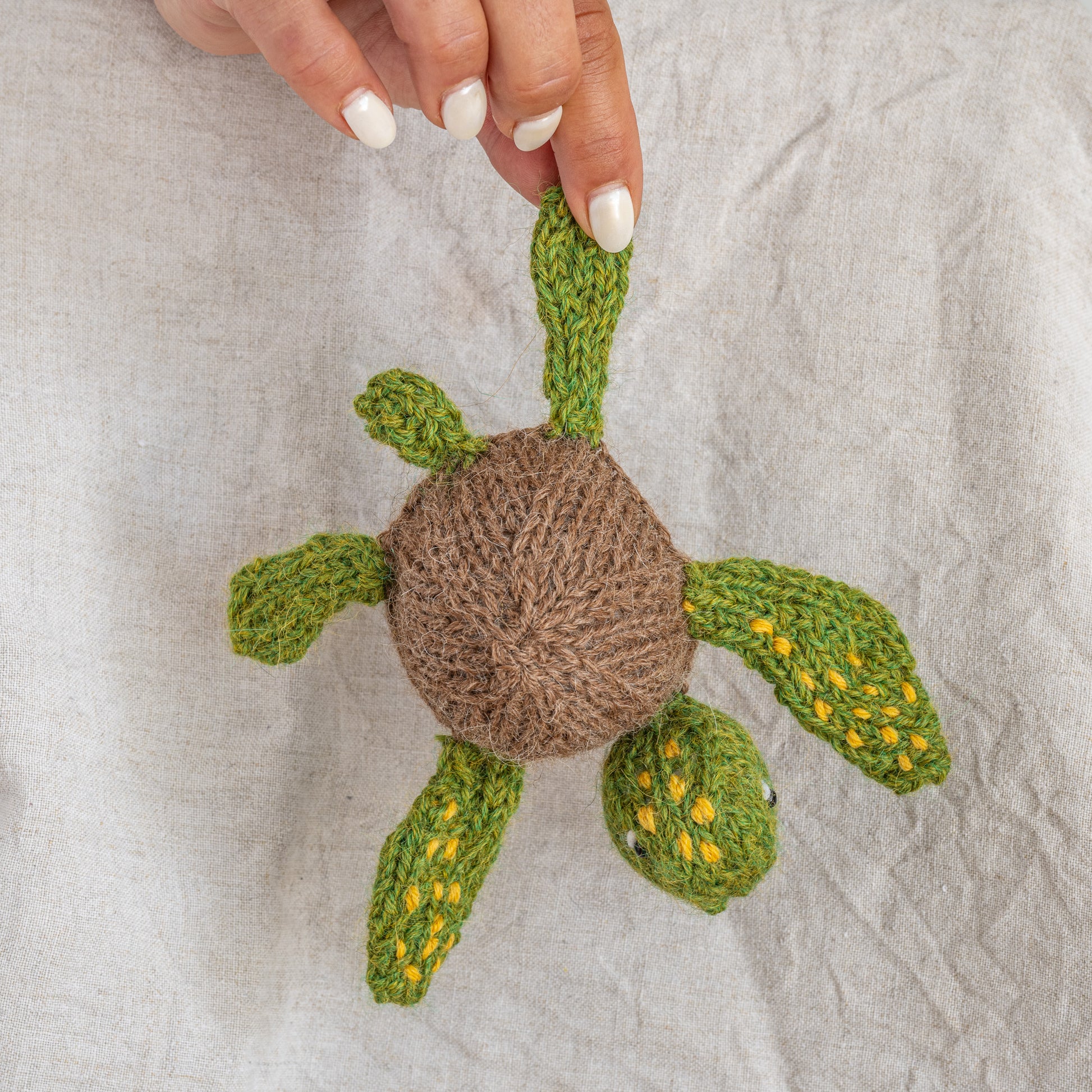 Tiny Turtle Hand knitted character