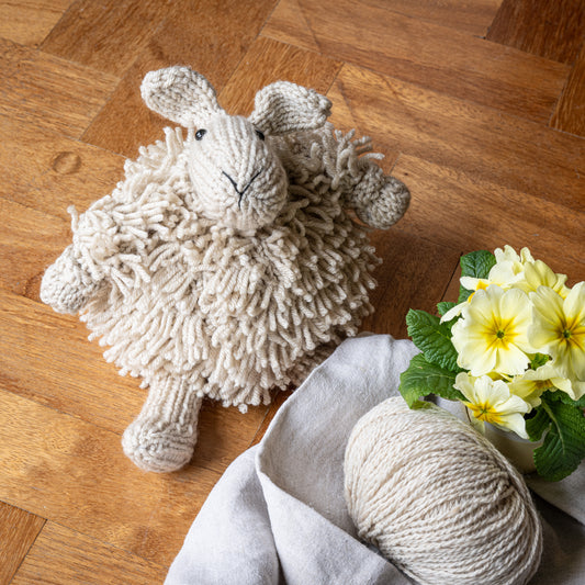 Woolly Lamb hand knitted gift for new borns and baby showers