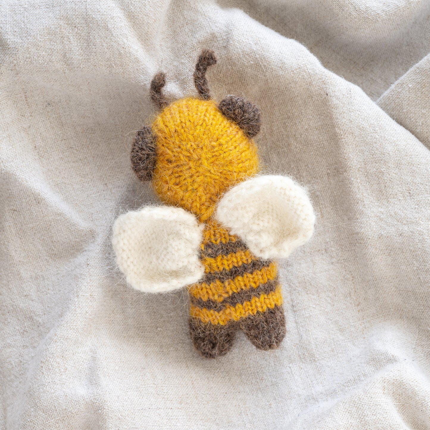 Bumble Bear - Hand Knitted Bear in a Bee Suit