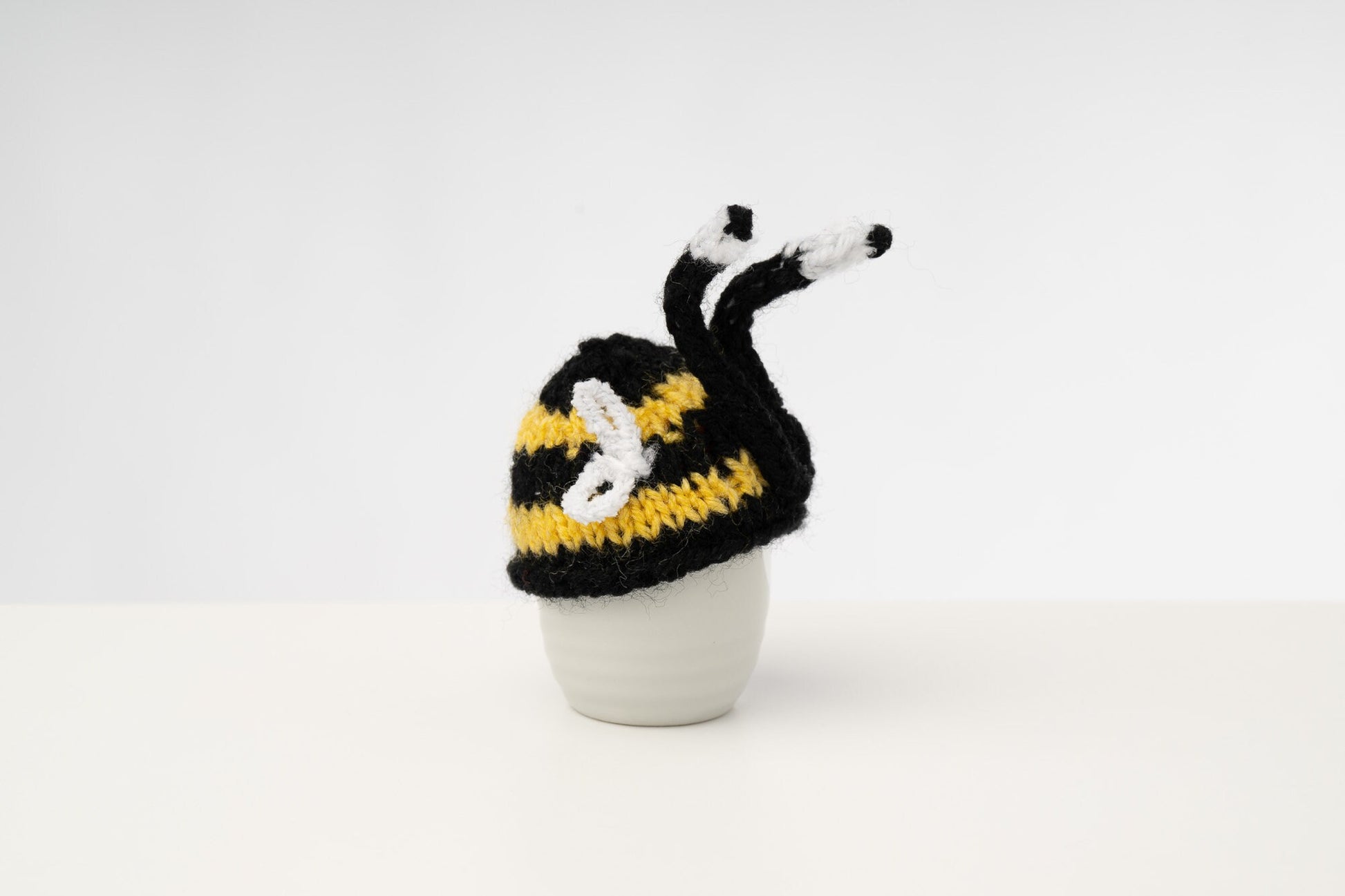 Slug, Ladybird, Snail and Bee egg cosies