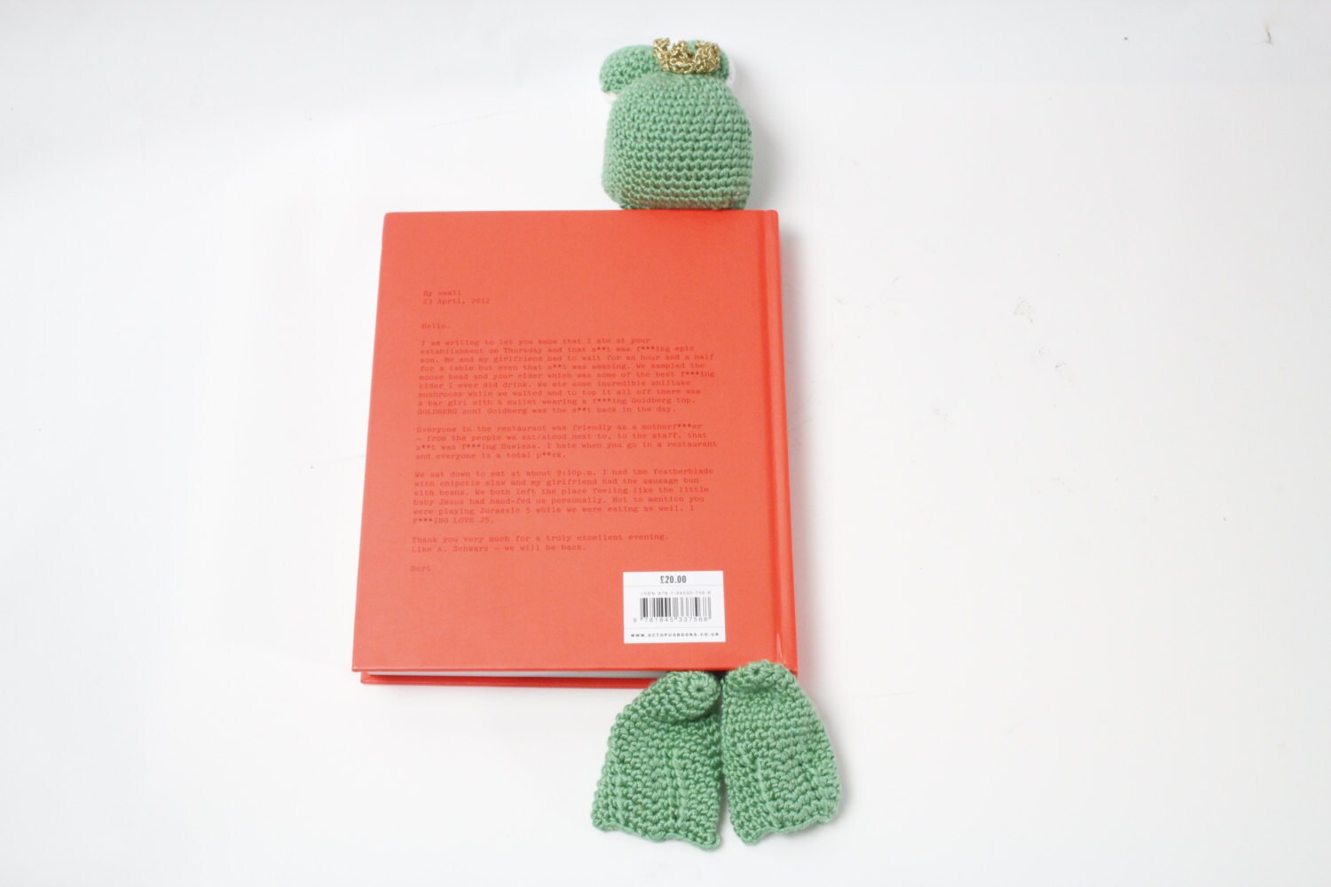 Frog prince bookmark