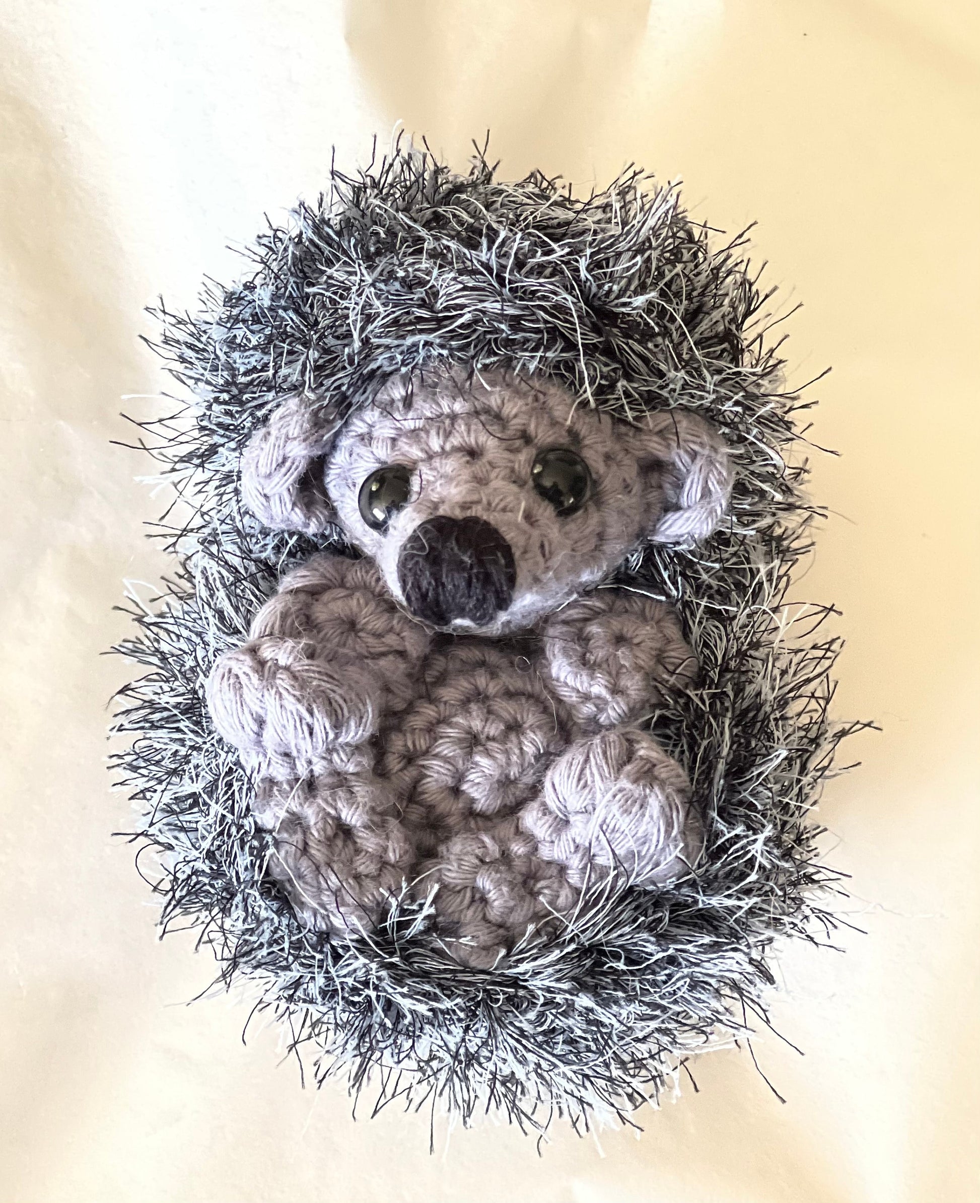 Tiggy Winkle hand crochet Hedgehog