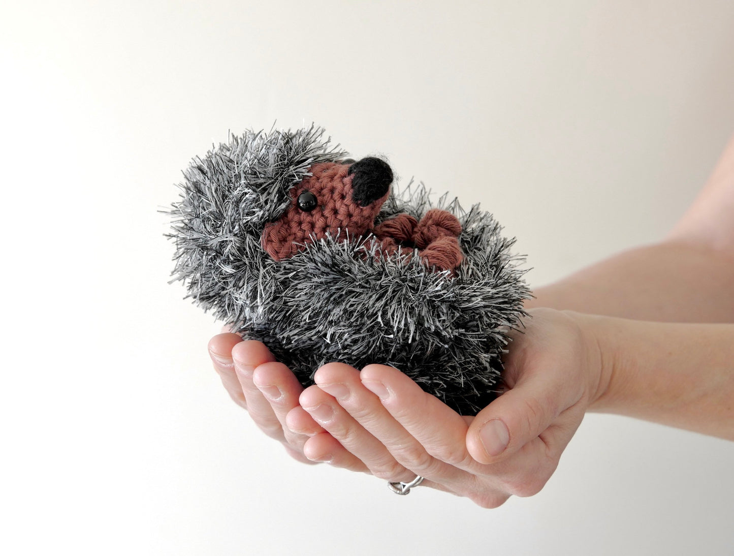 Tiggy Winkle hand crochet Hedgehog
