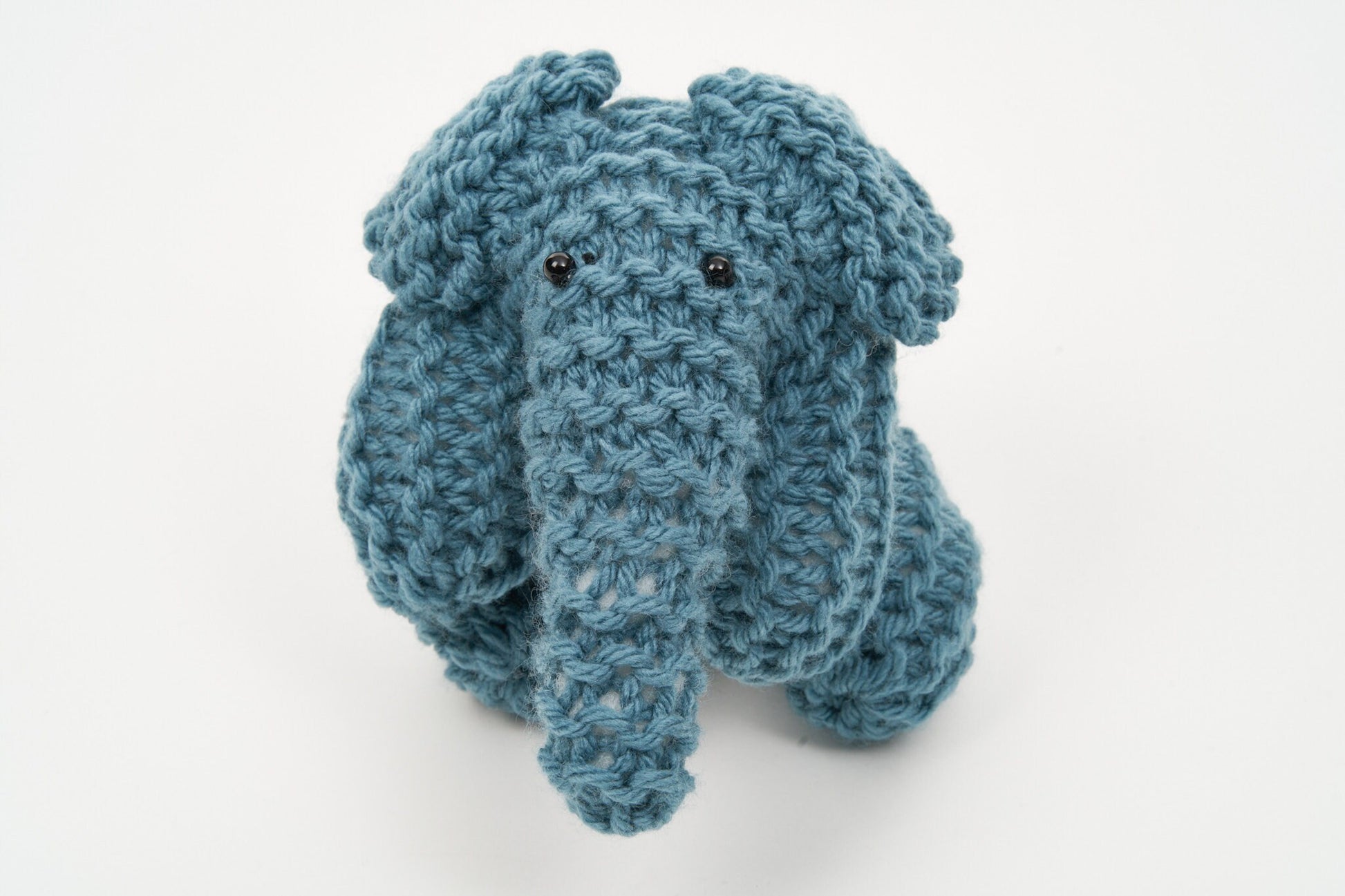 Winifred the hand knitted super chunky elephant who never forgets...