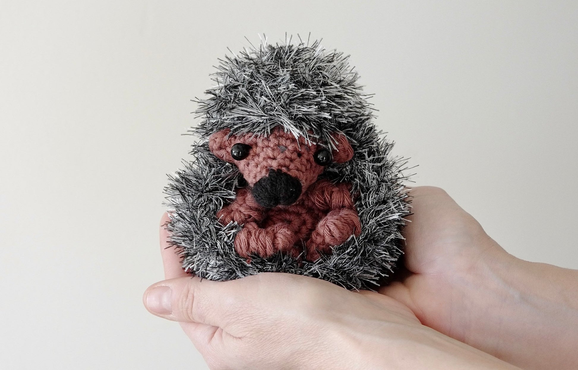 Tiggy Winkle hand crochet Hedgehog