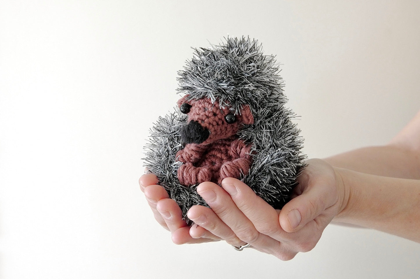 Tiggy Winkle hand crochet Hedgehog