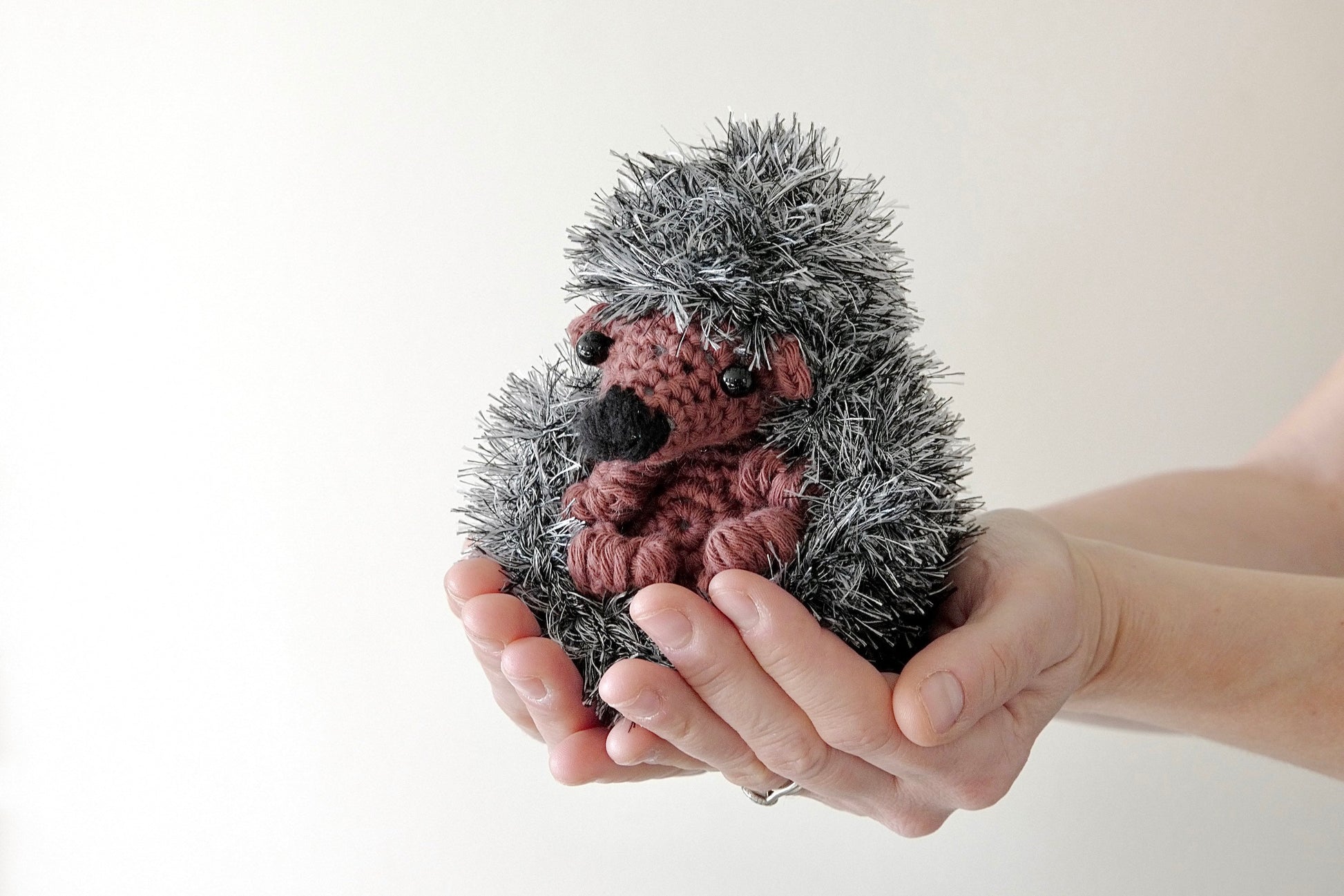 Tiggy Winkle hand crochet Hedgehog