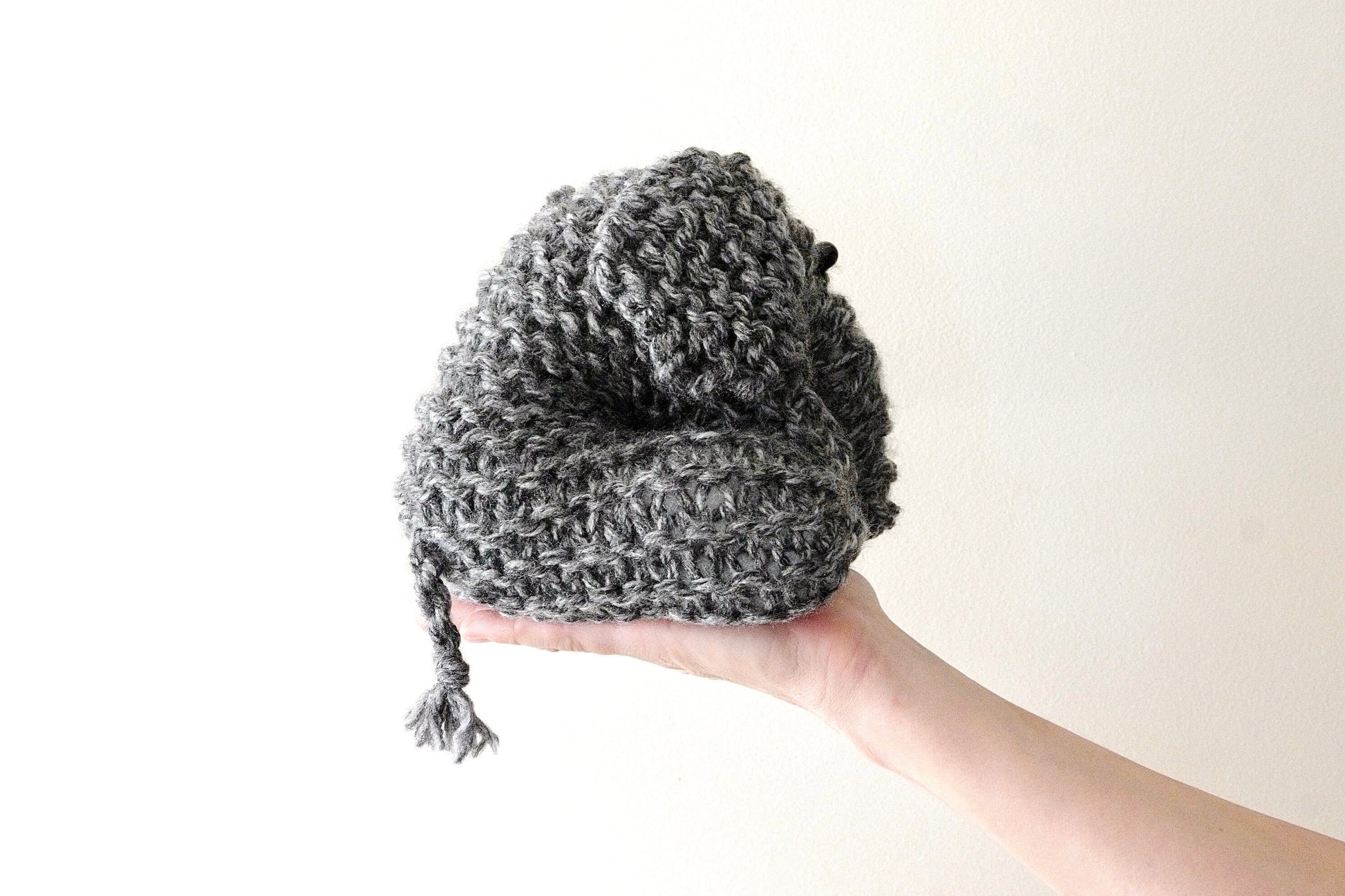 Winifred the hand knitted super chunky elephant who never forgets...