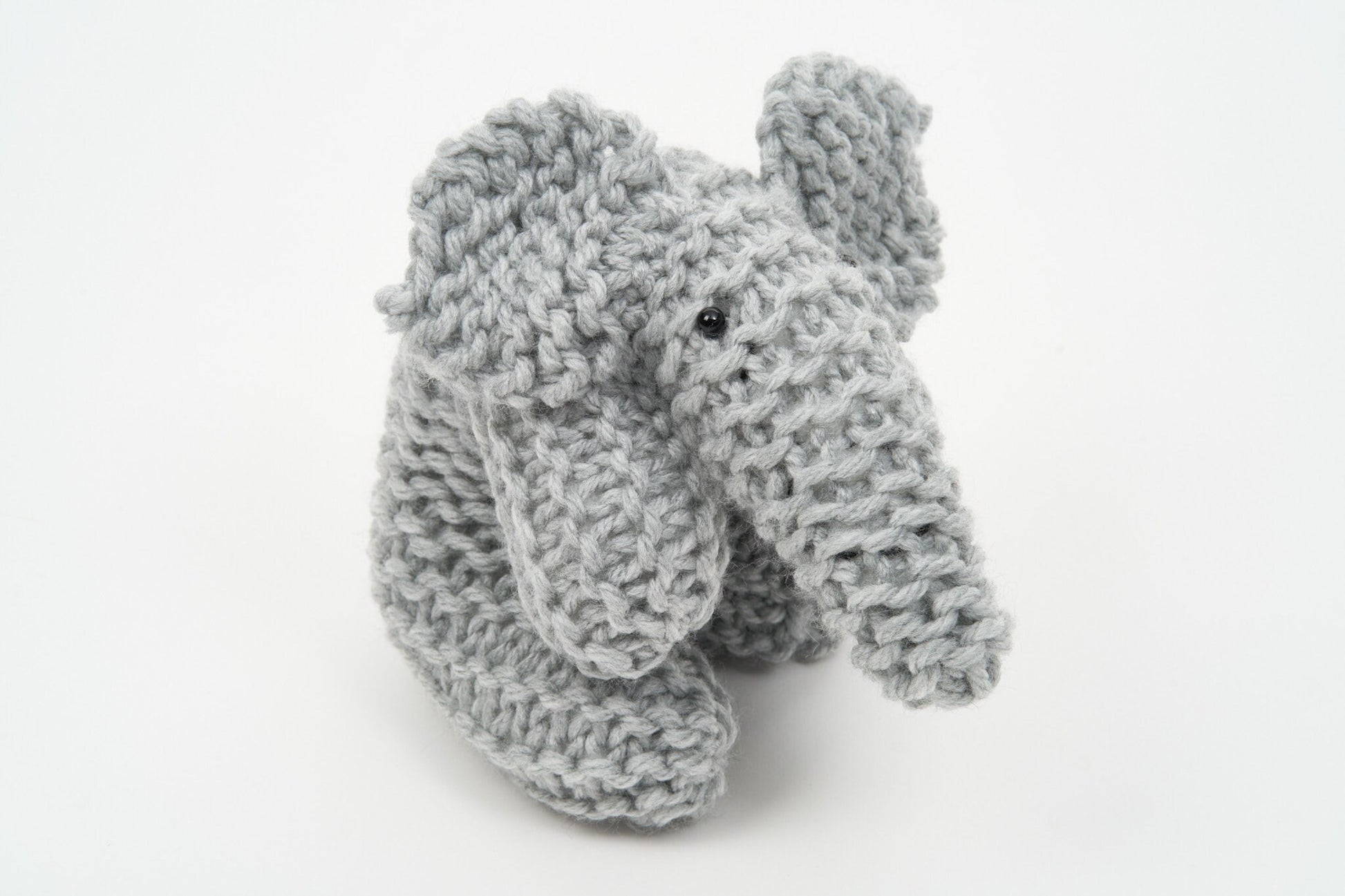 Winifred the hand knitted super chunky elephant who never forgets...