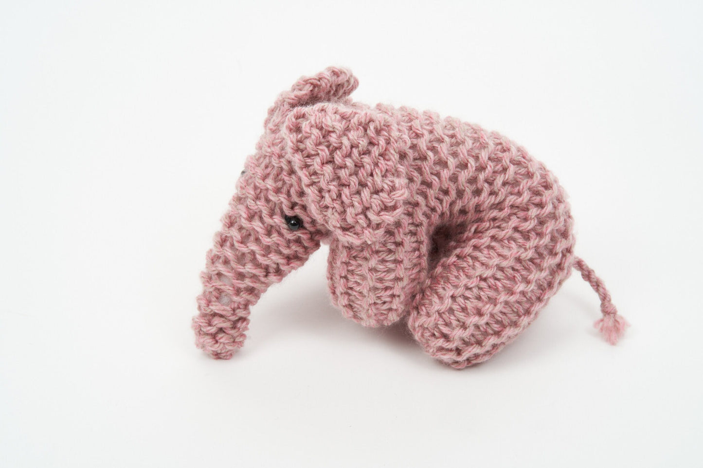 Winifred the hand knitted super chunky elephant who never forgets...