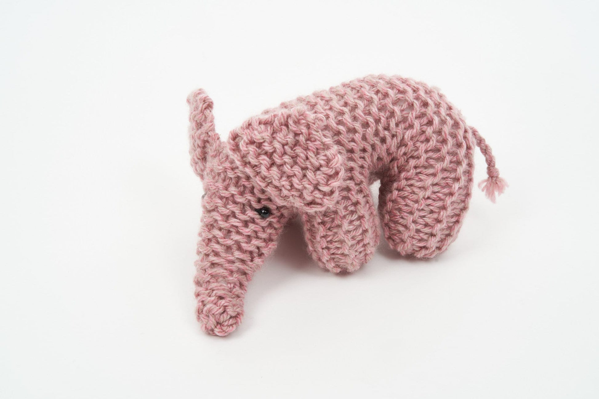 Winifred the hand knitted super chunky elephant who never forgets...