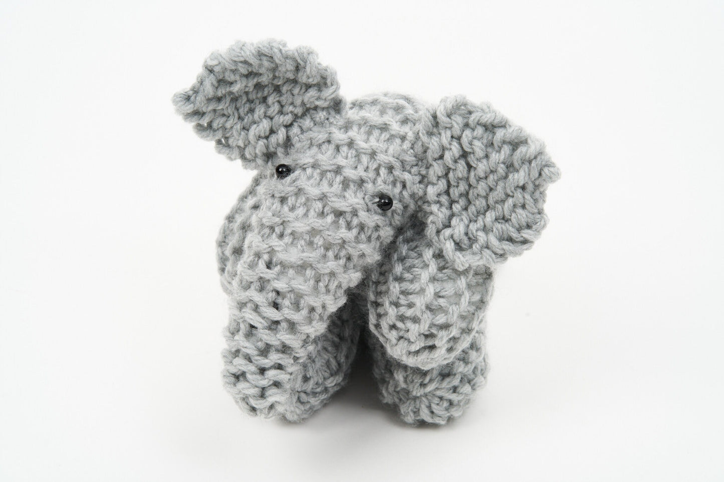 Winifred the hand knitted super chunky elephant who never forgets...